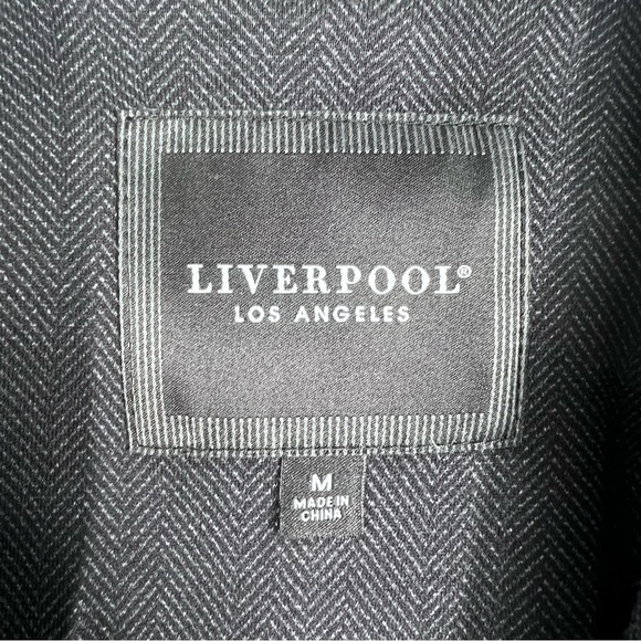 Liverpool Knit 2 button Blazer grey/black herringbone - Picture 6 of 9